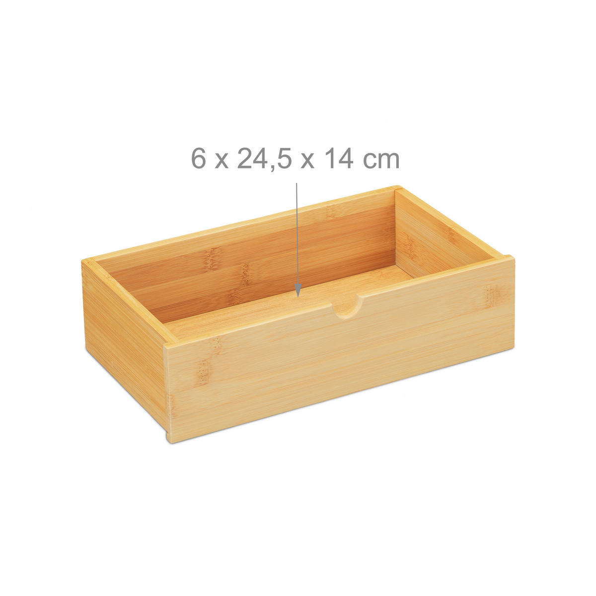 SCHREIBTISCHORGANIZER - Hellbraun, Holz/Holzwerkstoff (16.5/28/15cm) - Relaxdays