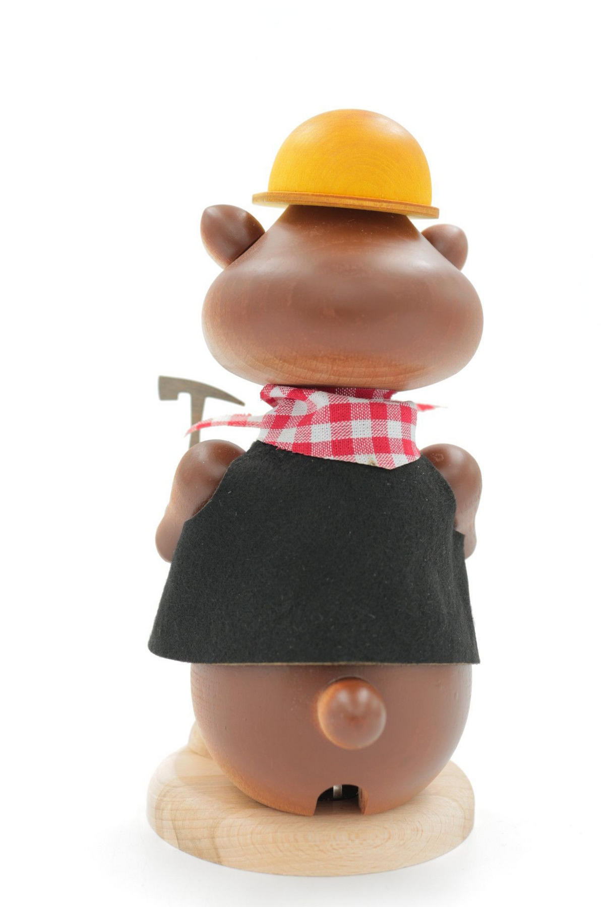 RAUCHFIGUR Hamster Dachdecker 18 cm - Multicolor, Holz (12/18/0.1cm)