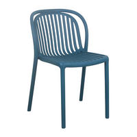 GARTENSTUHL, Blau - Blau, Kunststoff (58/49cm) - Oviala