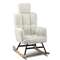 SCHAUKELSTUHL Teddy Stoff 150 kg Beige - Beige, Textil (51/91/57cm) - Coonoor