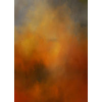 FOTOTAPETE künstlerisch 200 x 280 cm - Orange, Papier (200/280cm) - Sanders & Sanders