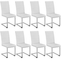 SCHWINGSTUHL 8er Set Bettina 41 x 52 x 99 cm weiß - Weiß, Textil (52/99/41cm) - tectake