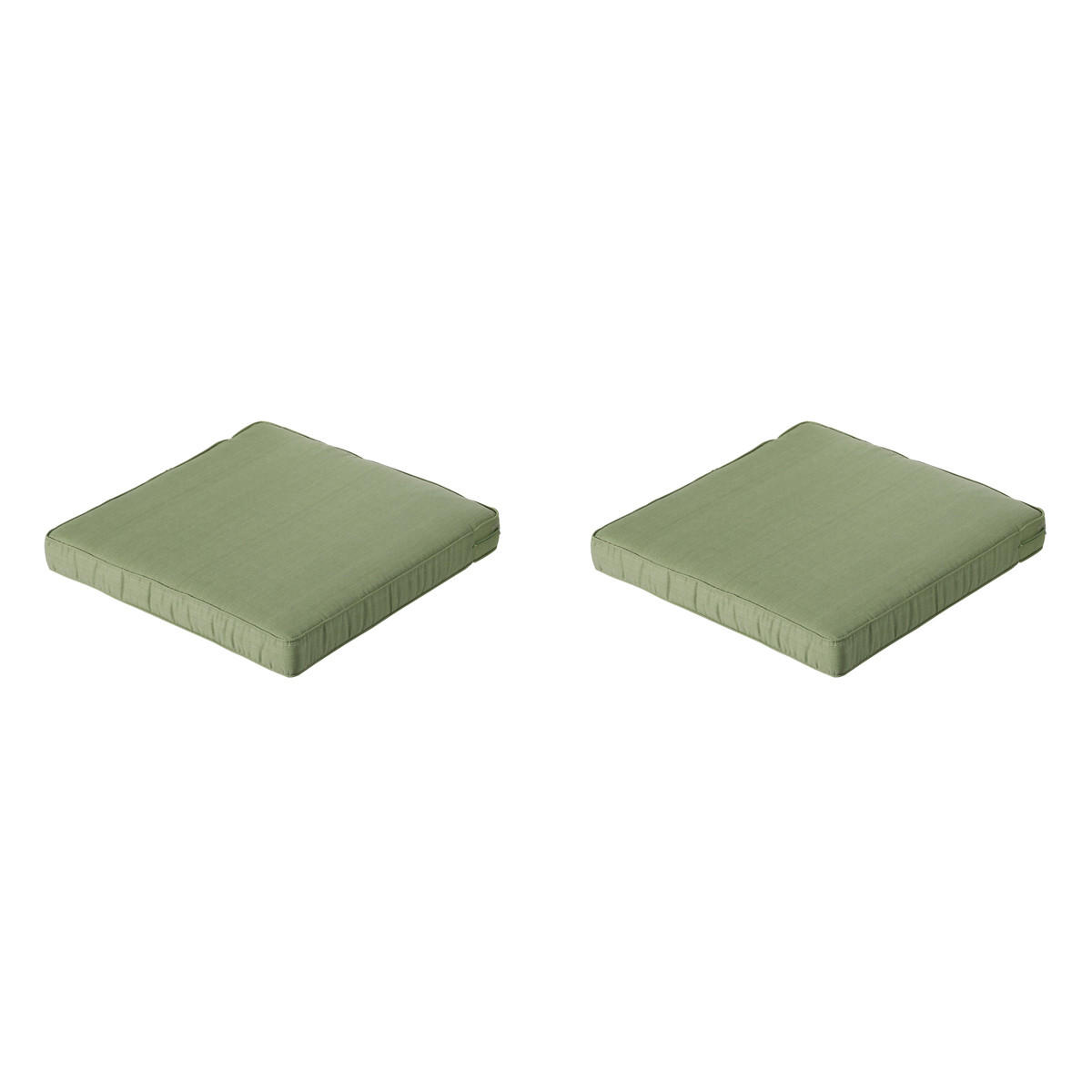 SITZKISSEN Basic 60/60 cm 2er-Set - Grün, Textil (60/8/60cm) - Madison