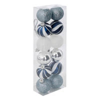 CHRISTBAUMKUGELN 4 cm 12er-Set - Multicolor, Kunststoff (4/5.2/4cm) - Atmosphera Createur d´interieur
