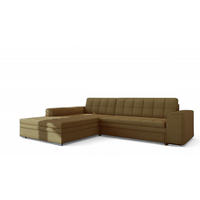 ECKSOFA Lusaka Mit Schlaffunktion - Gelb, Holzwerkstoff/Textil (292/198cm) - Fun Möbel