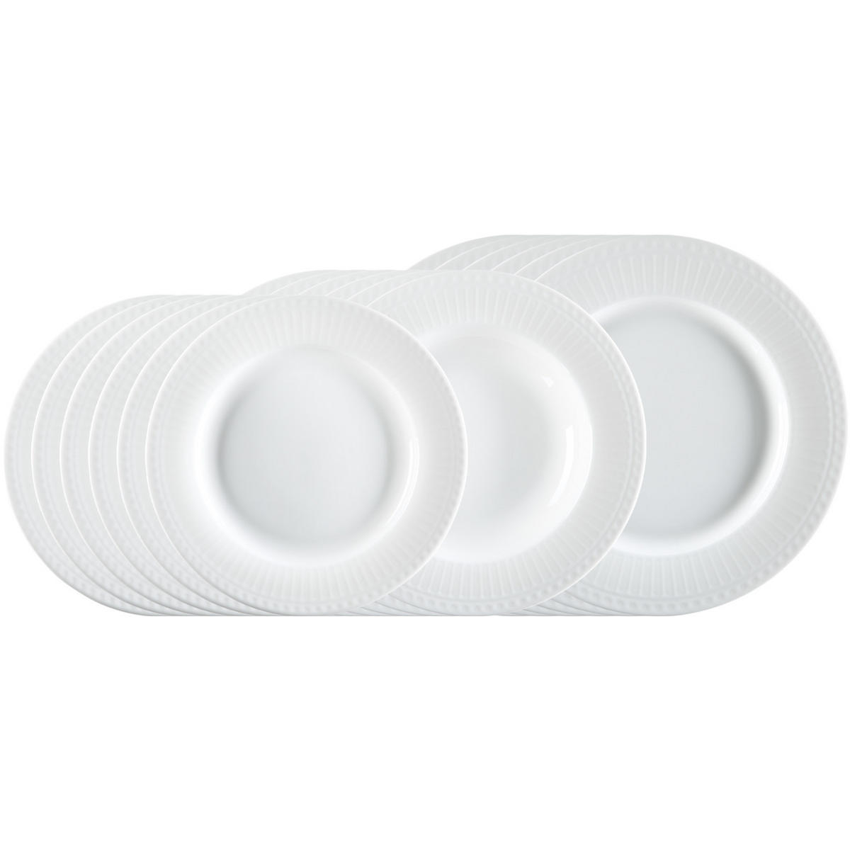 KOMBISERVICE Sofia weiß 30er Set - Weiß, Keramik (1/1/1cm) - Ritzenhoff Breker