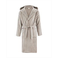 BADEMANTEL Herren Sandgrau - Sandfarben, Textil (XLnull) - Herzbach Home