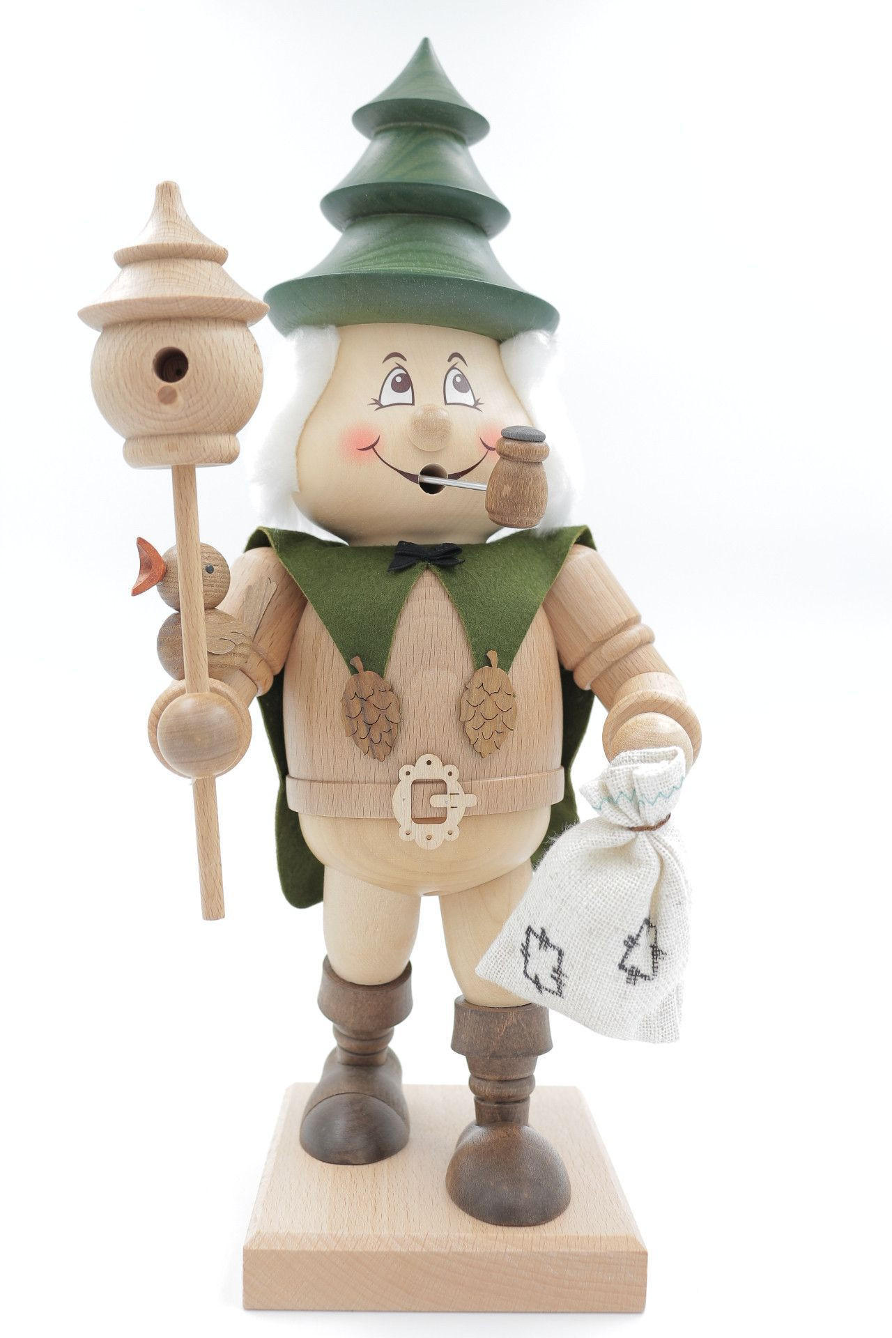 RAUCHFIGUR Wichtel Tannenwichtel 32 cm - Multicolor, Holz (15/35/0.1cm)