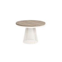 ESSTISCH Cone Bis - Kaschmir/Beige, Holzwerkstoff/Metall (120/120/76cm) - Meblini