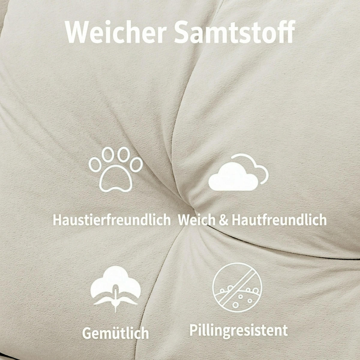 ECKSOFA 228/115/78 cm Beige mit ausziehbarer Ottomane, USB-Anschluss und Stauraum - Beige, Textil (228/80cm) - Oxeza
