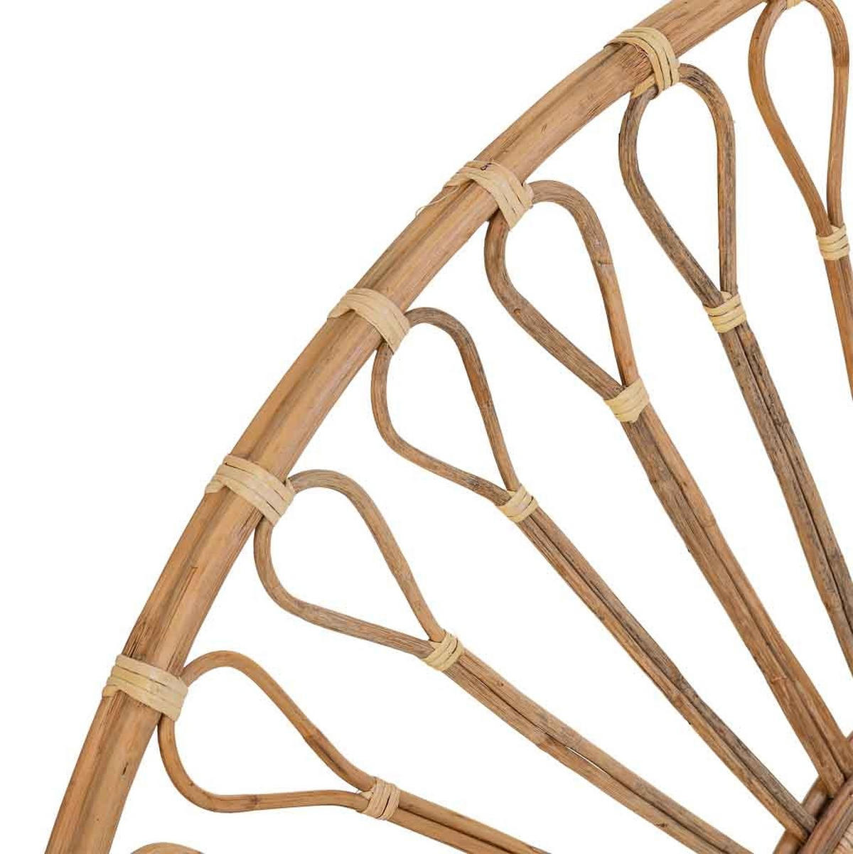 KOPFTEIL aus Rohrgeflecht 178x02x127 cm - Braun, Naturmaterialien (178/2cm) - Wanderlust