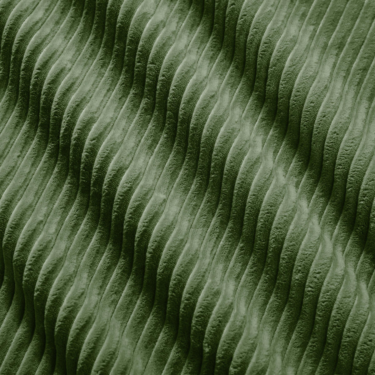 ECKSOFA modular rahmenlos Cordstoff Green 3-tlg. - Grün, Kunststoff (103/75/298cm) - Meubliv