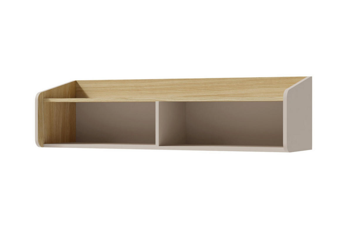 JUGENDZIMMER ALBI 1 in Sandbeige / Geölte Eiche 6-teilig - Eichefarben/Beige, Holzwerkstoff (577/195/88cm) - Deine Möbel 24