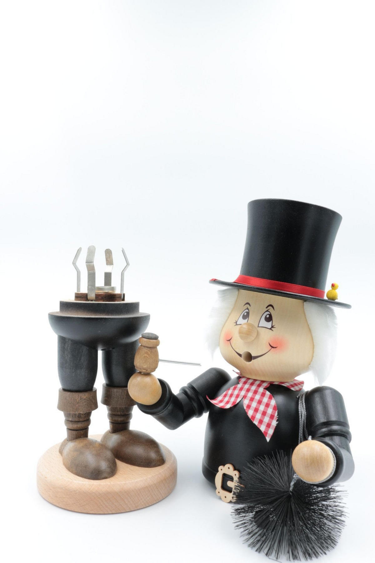RAUCHFIGUR Wichtel Schornsteinfeger 32 cm - Multicolor, Holz (15/33/0.1cm)