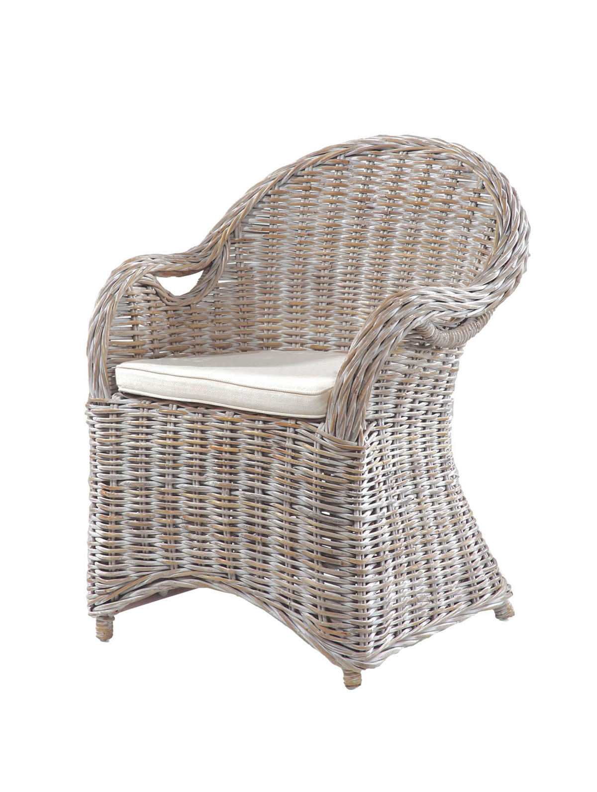 GARTEN-SITZGRUPPE Noah 7-teilig Hellbraun Gartenmöbel-Set - Hellbraun, Holz - DELUKE