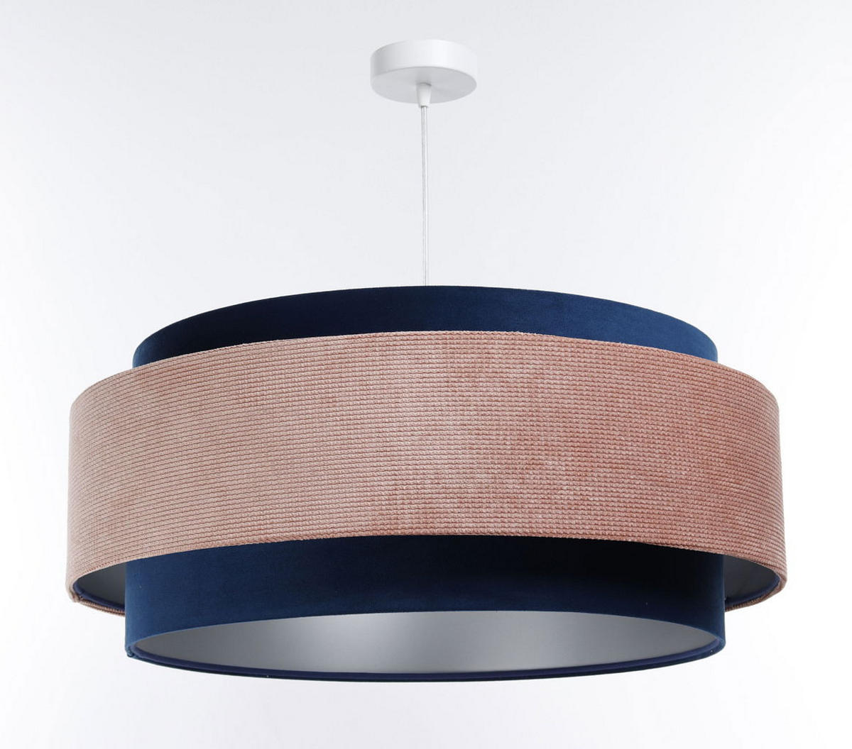 HÄNGELEUCHTE Blau 60/25 cm - Blau, Kunststoff (60/1.9/25cm) - ONZENO