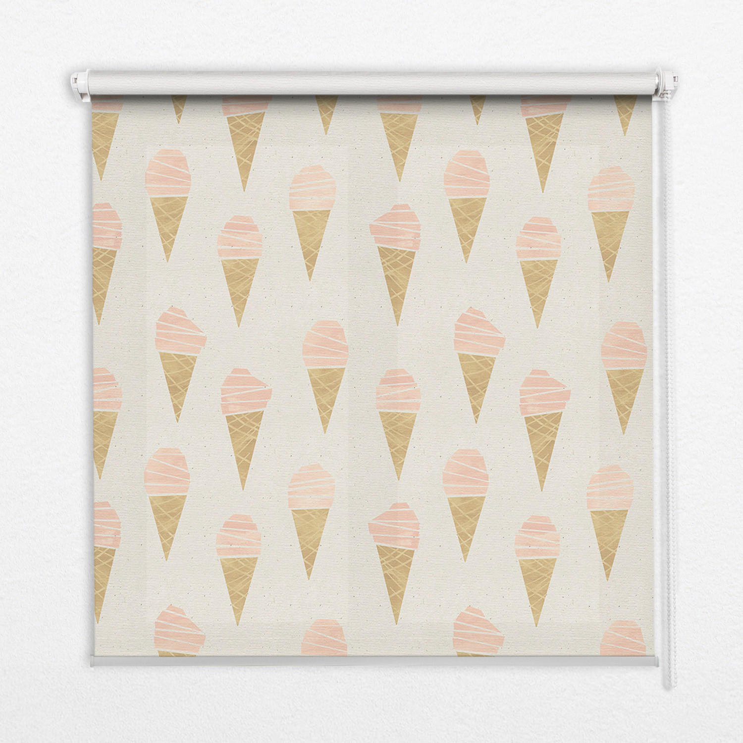 INNENROLLO - Fensterrollo - Rollo - 80x180 cm - Eiscreme - Braun, Kunststoff (80/180/0.5cm) - TULUP