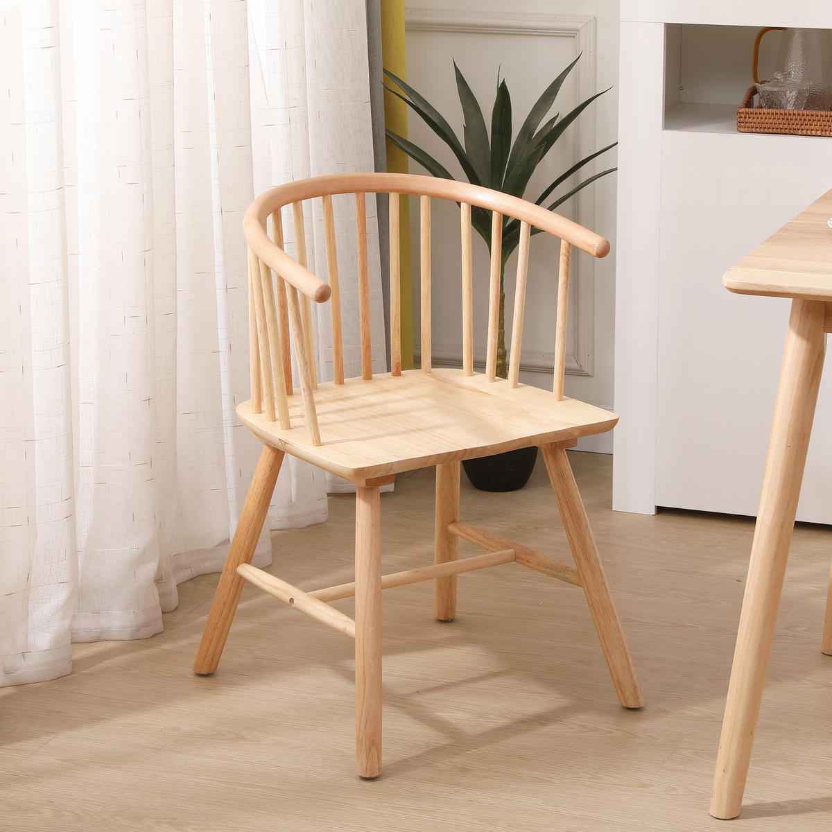 STUHL 2er-Set Holz Braun - Braun, Holz (60/69/51cm) - Nordlys