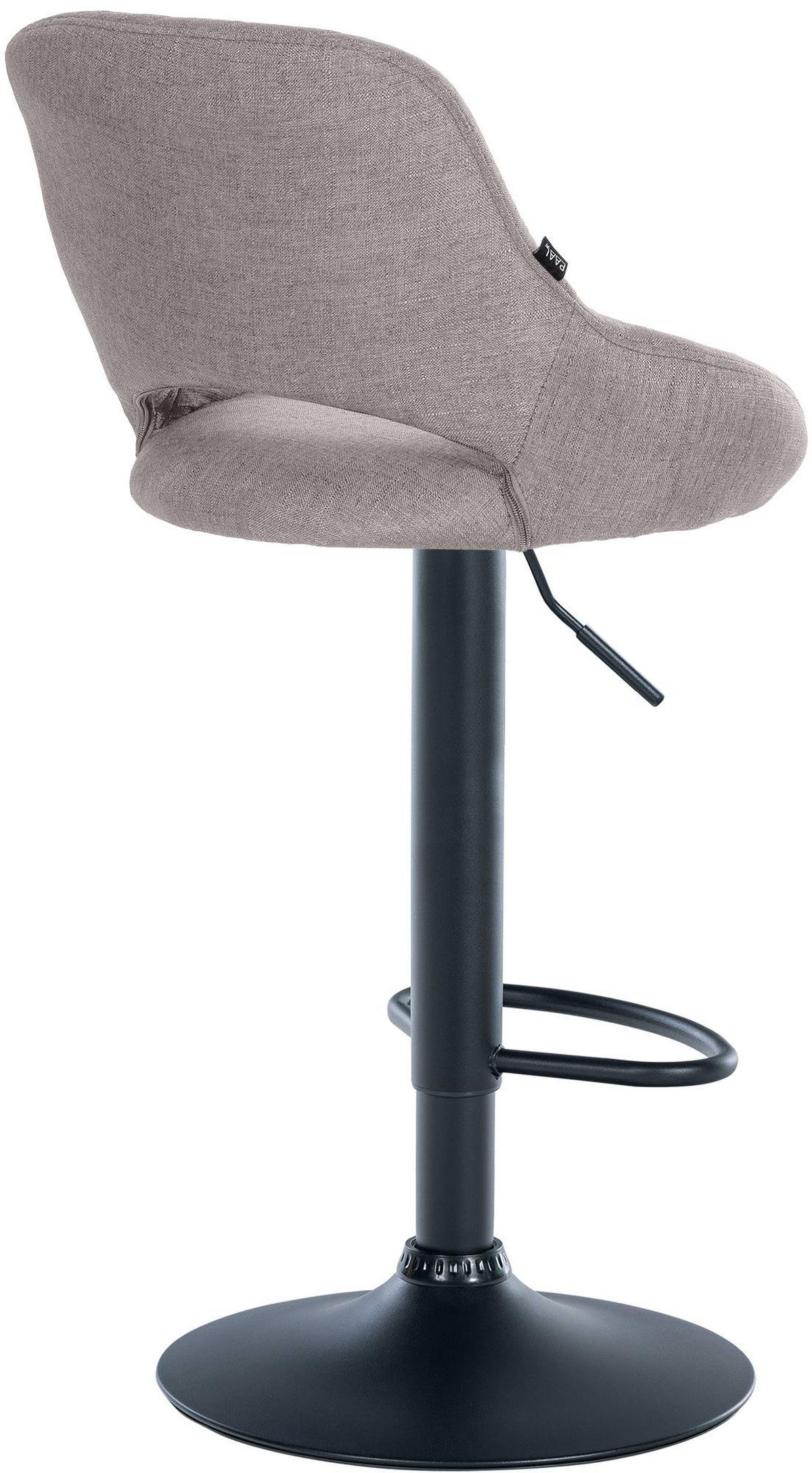 BARHOCKER 2er Set Stoff grau - Grau, Textil (47/85/48cm) - CLP