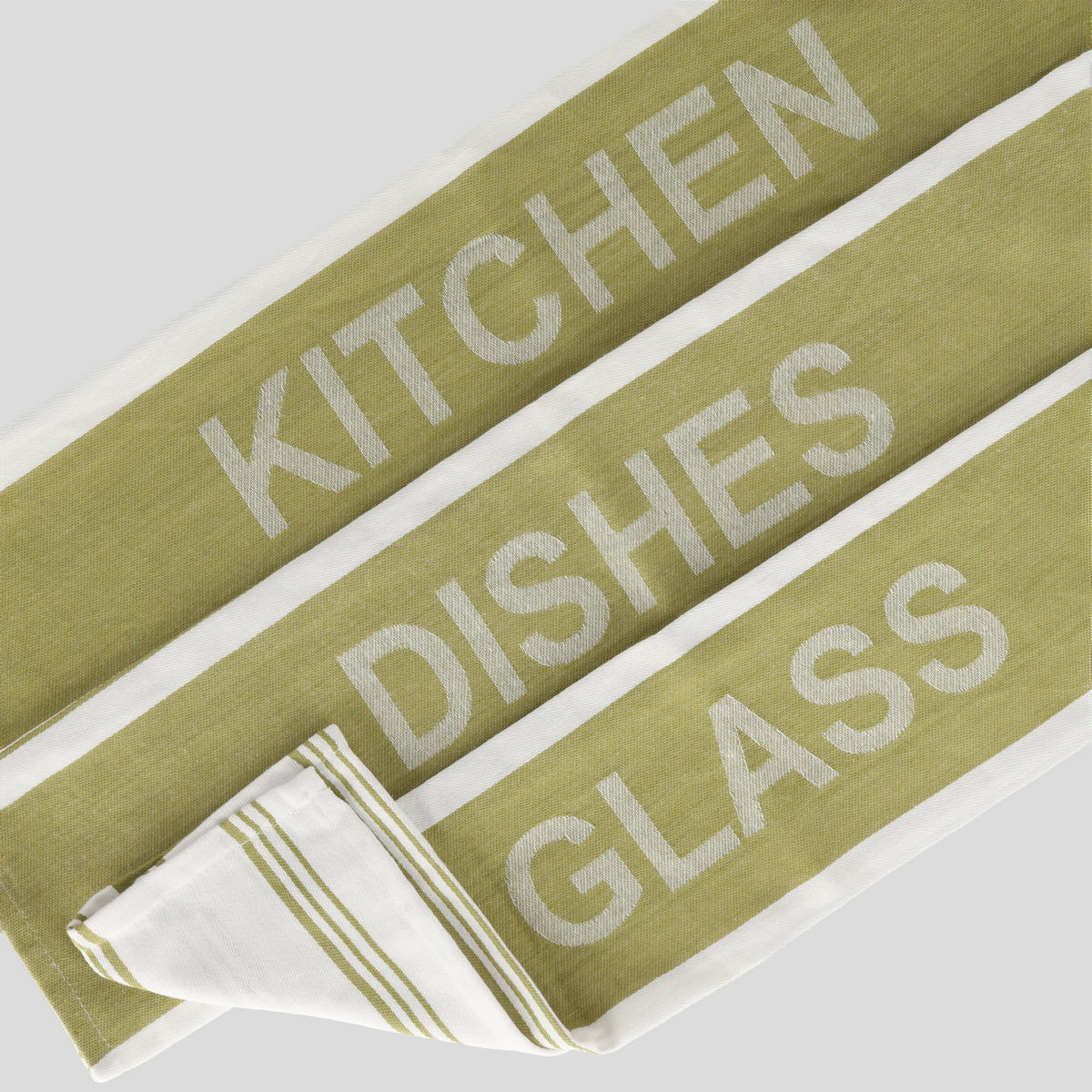 GESCHIRRTUCH-SET Essential - Grün, Textil (45/70cm) - home&you