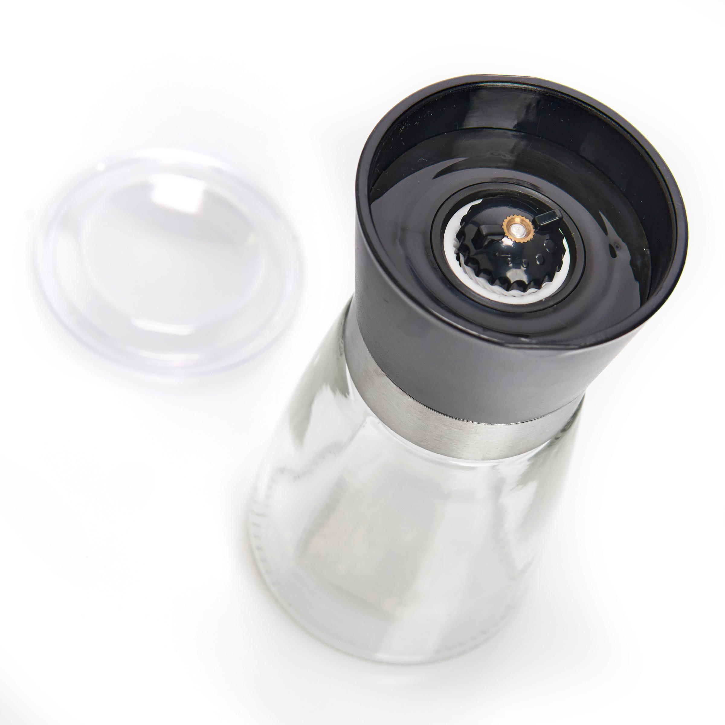 PFEFFER- ODER SALZMÜHLE Ø 6,5 cm - Transparent, Glas (6.5/13.5/6.5cm)