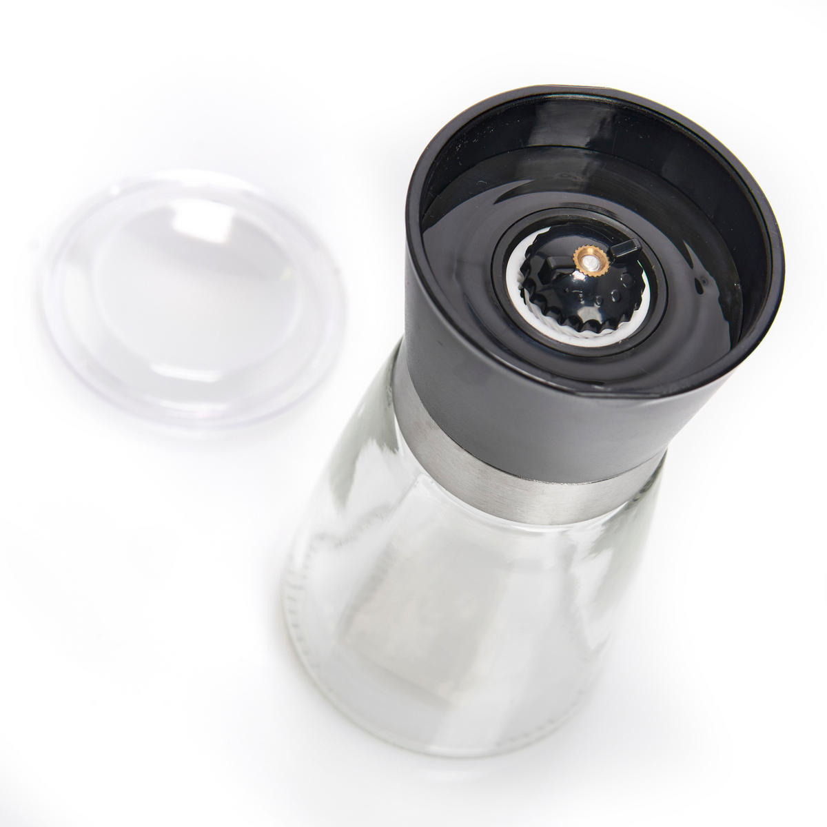 PFEFFER- ODER SALZMÜHLE Ø 6,5 cm - Transparent, Glas (6.5/13.5/6.5cm)