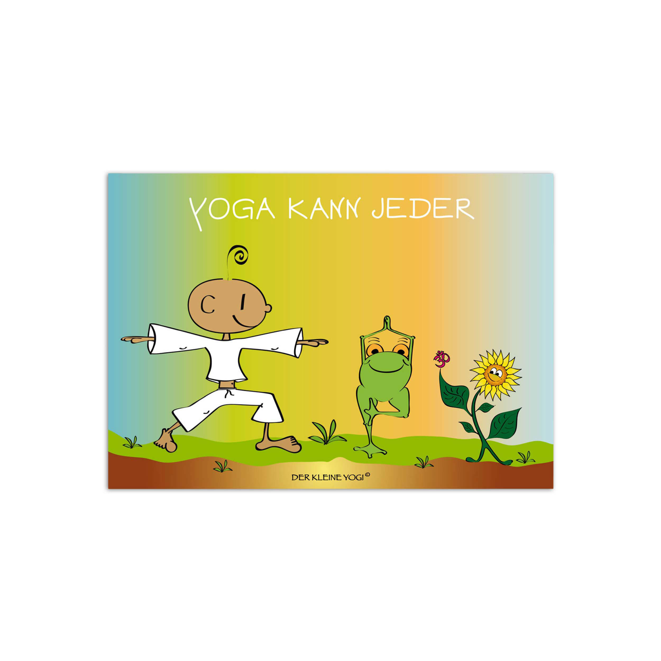 POSTKARTE Der Kleine Yogi Yoga kann jeder, 10er Pack, Papier / Pappe, 10.5 cm x 15 cm - Multicolor, Papier (10.5/1cm) - Goebel