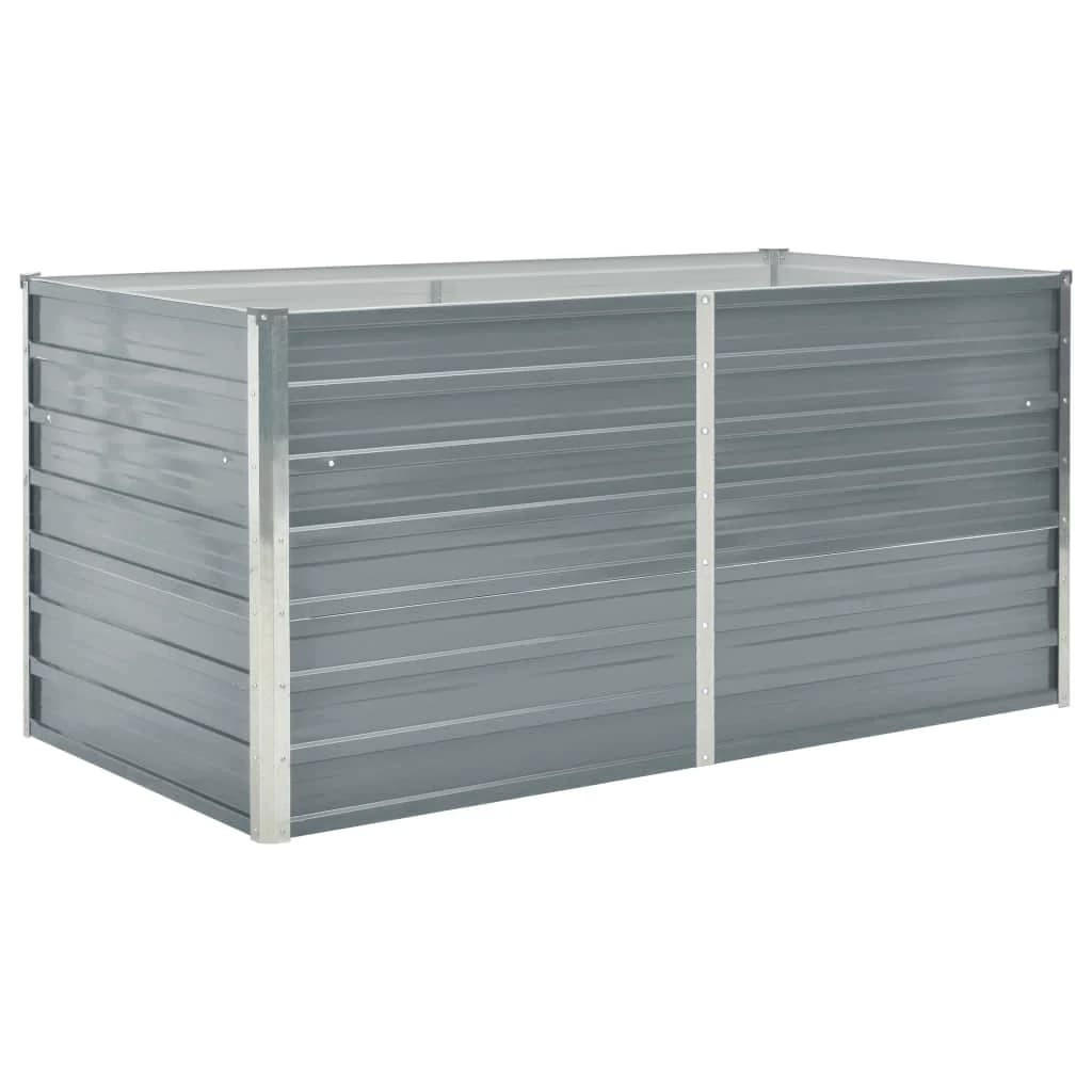 vidaXL Hochbeet Grau 80x77x160 cm