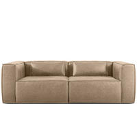 3-SITZER SOFA FEROX, Beige - Beige, Holz/Holzwerkstoff (240/73/96cm) - KONSIMO®