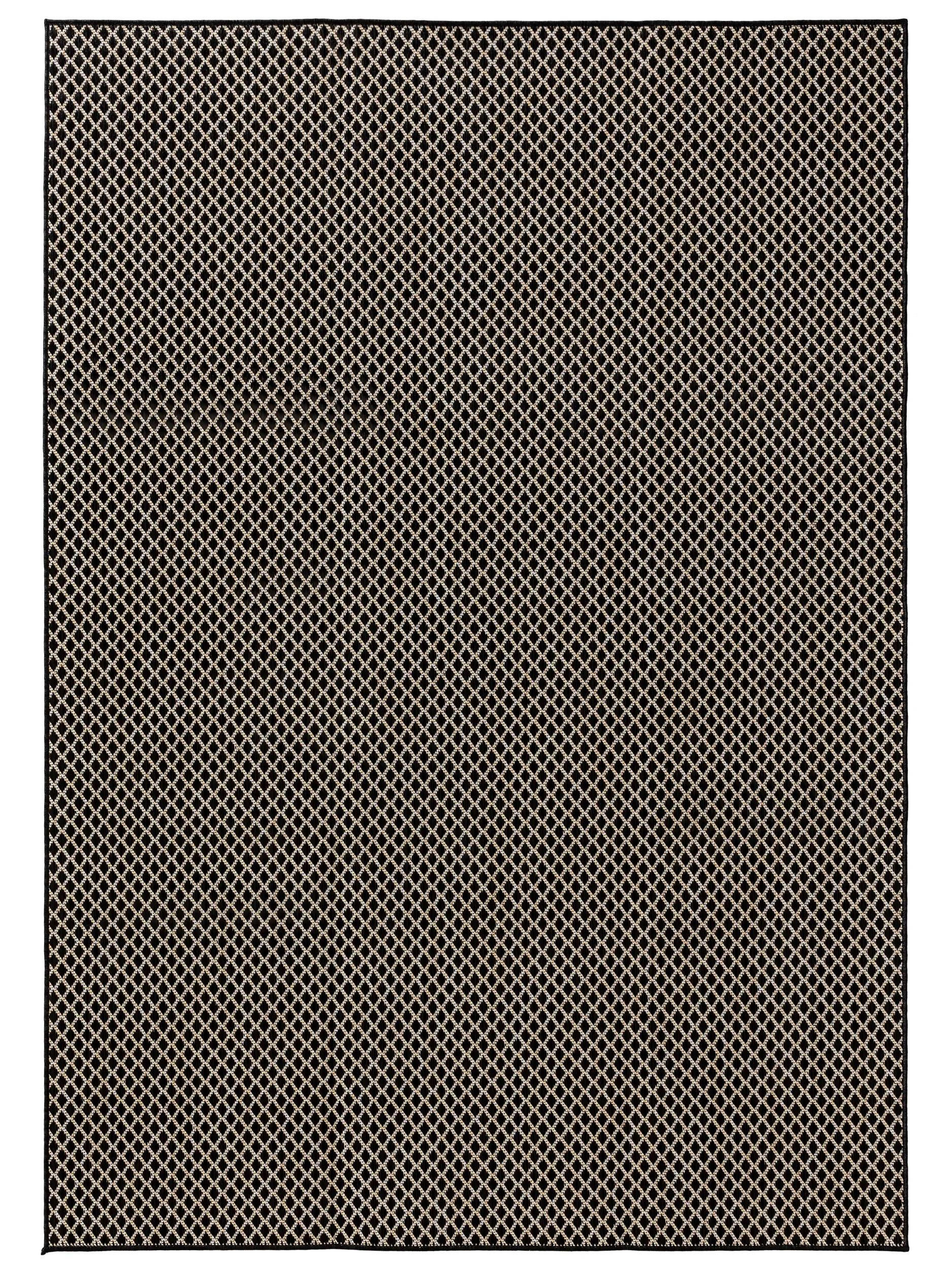 PREPROGA Lou črna za notranjo in zunanjo uporabo 140x200 cm - črna, umetna masa (140/200cm) - benuta