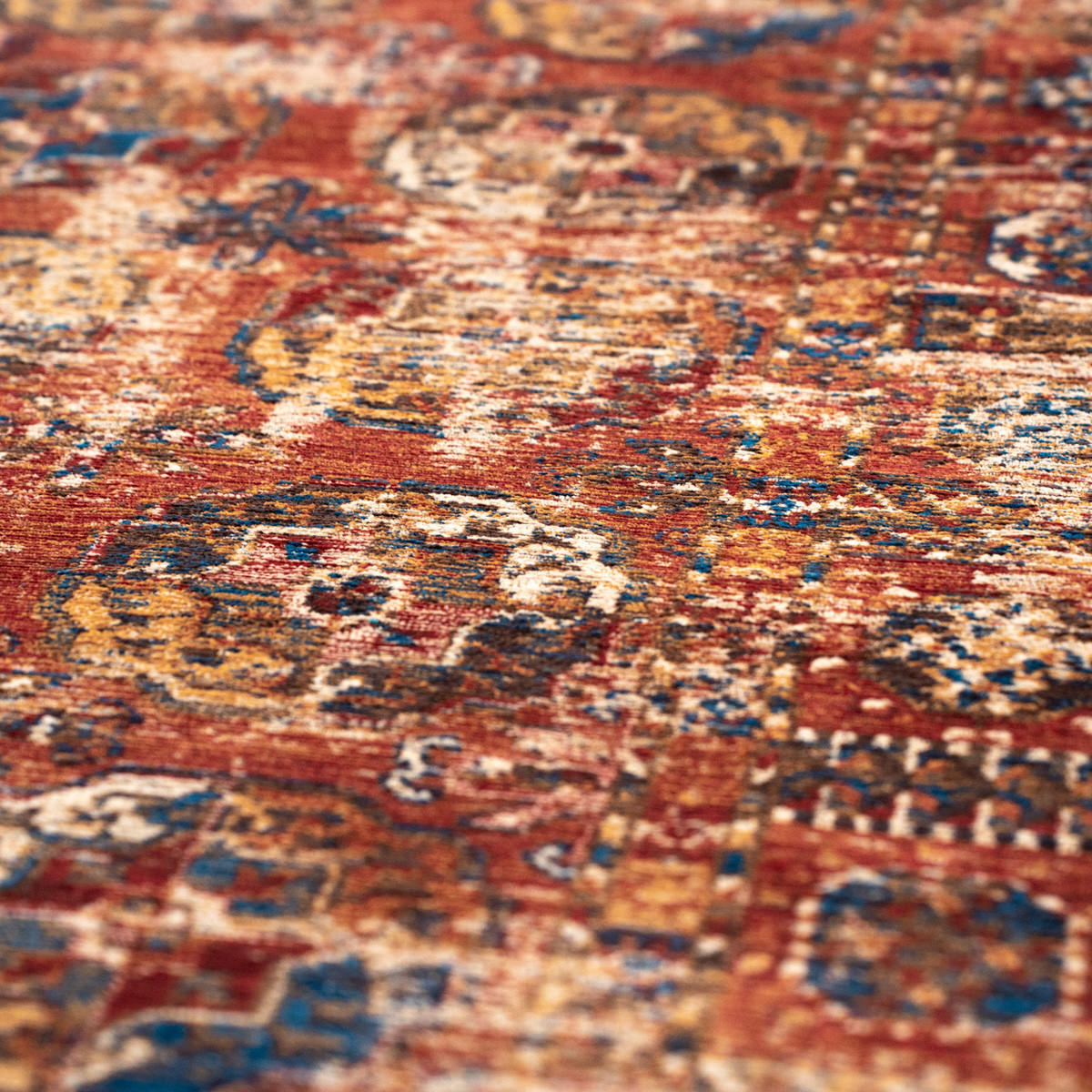 TEPPICH Aksou Kasak 170/240 cm - Rot, Textil (170/240cm) - Louis De Poortere