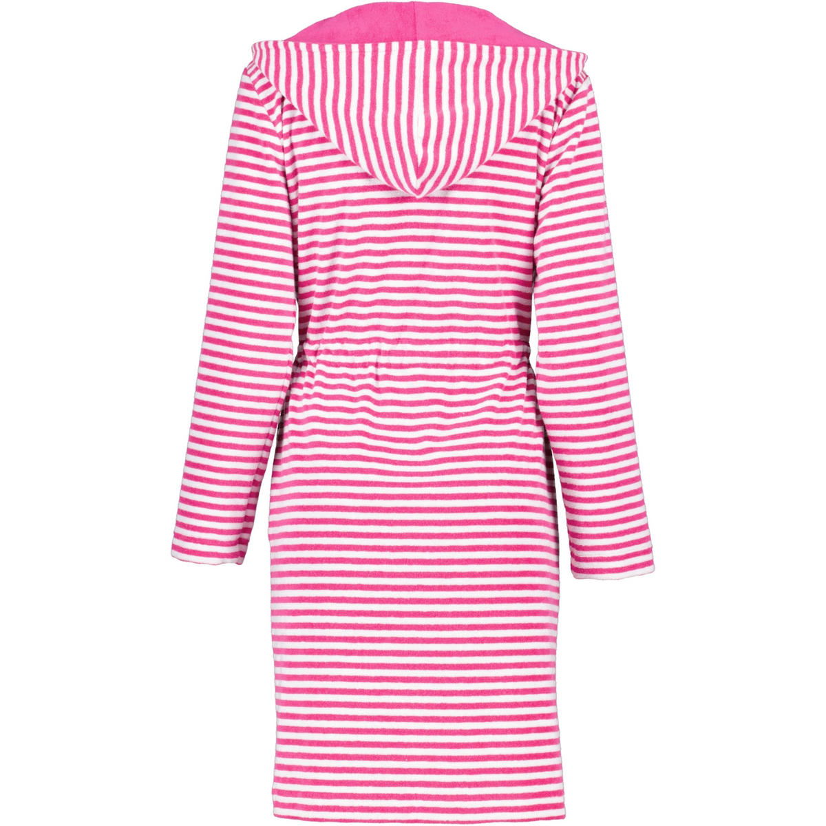 BADEMANTEL DAMEN KURZMANTEL MIT KAPUZE CAMPUS 834 PINK - 27 - Rosa, Textil (Lnull) - Cawoe