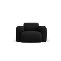 SESSEL Molino aus strukturiertem Stoff schwarz - Schwarz, Textil (95/72/105cm) - Micadoni