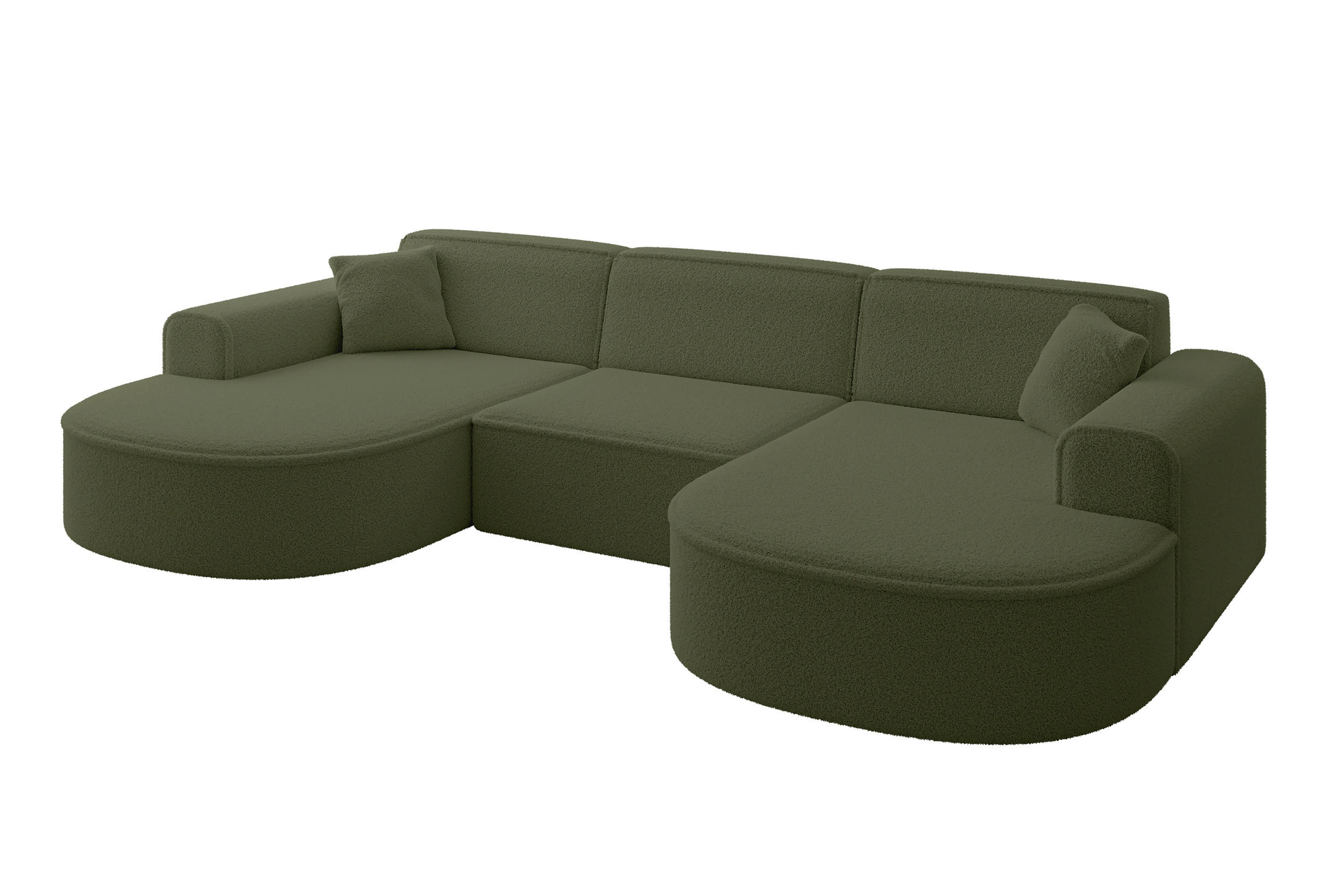 ALTDECOR SEDACÍ SOUPRAVA MARI-U1 – 303 x 171 x 79 cm, zelená buklé