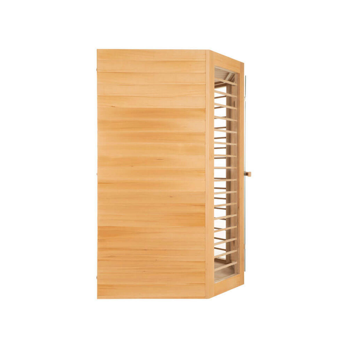 INFRAROTKABINE REDSUN DELUXE XL - 155 x 120 cm für 3 Personen - Braun, Holz (155/190/120cm) - Home Deluxe