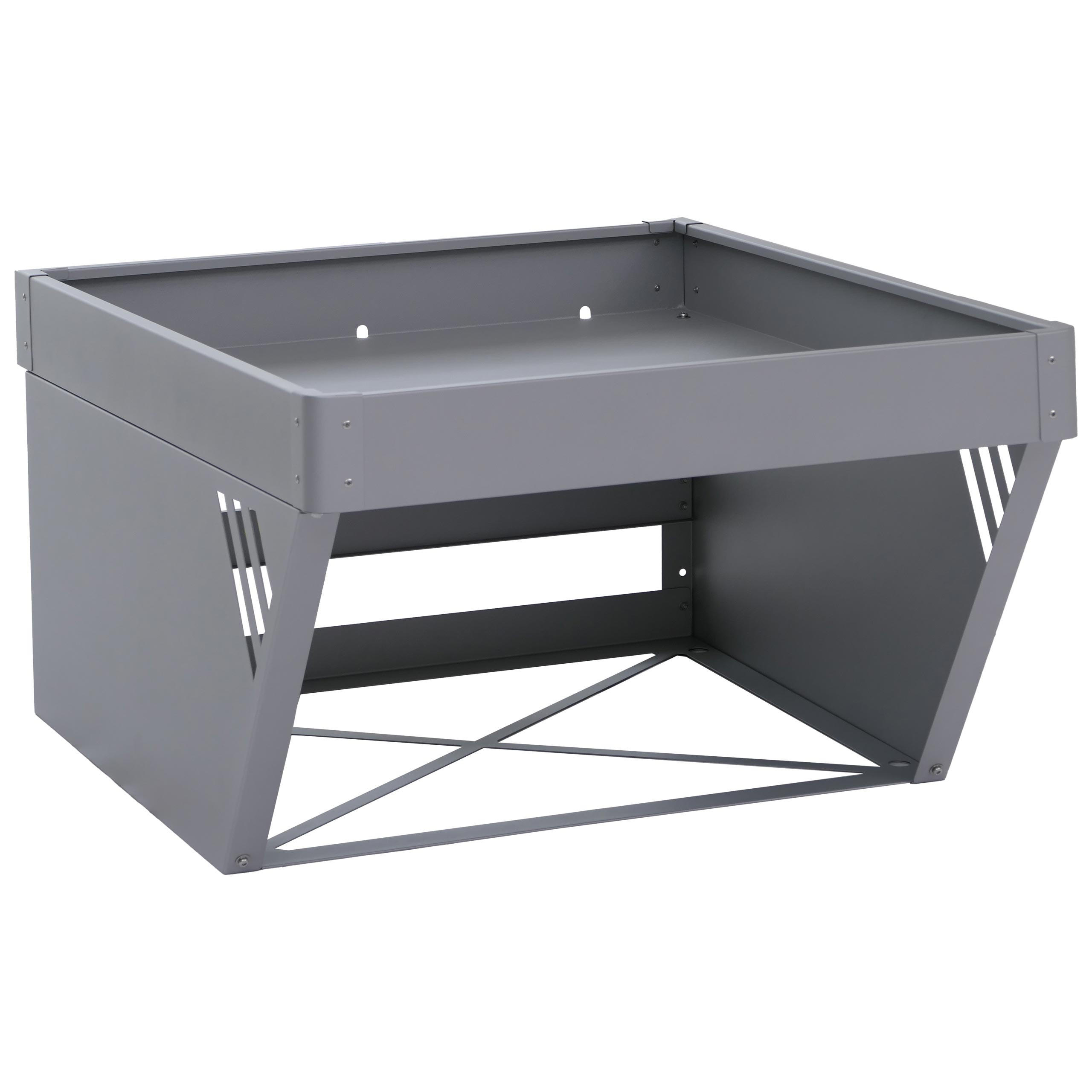 GARÁŽ pro sekačku Grey - šedá, kov (60/39/70cm) - MCW