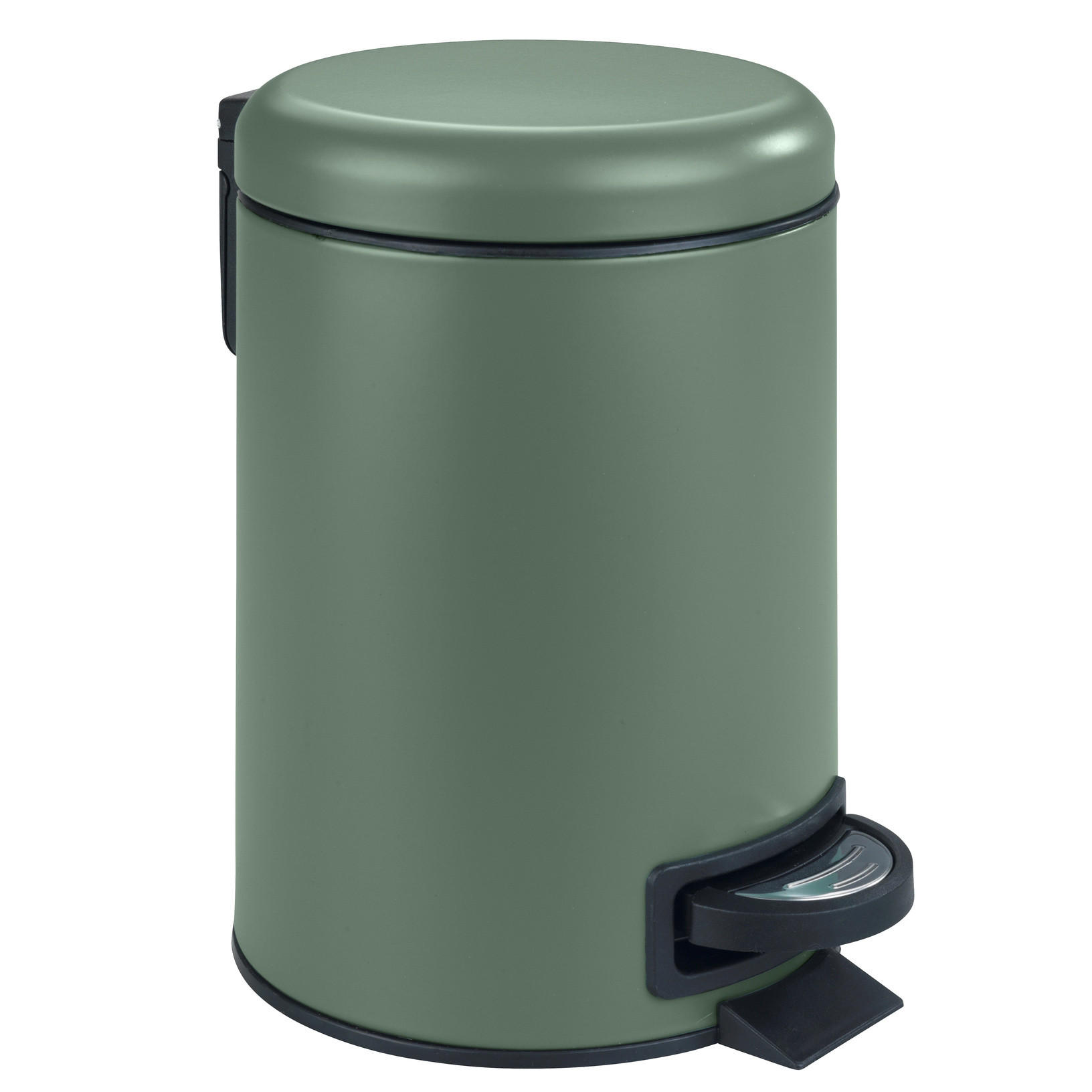 KOSMETIKEIMER Leman 3 l 22,5/17/25 cm - Grün, Metall (17/25/22.5cm) - Wenko