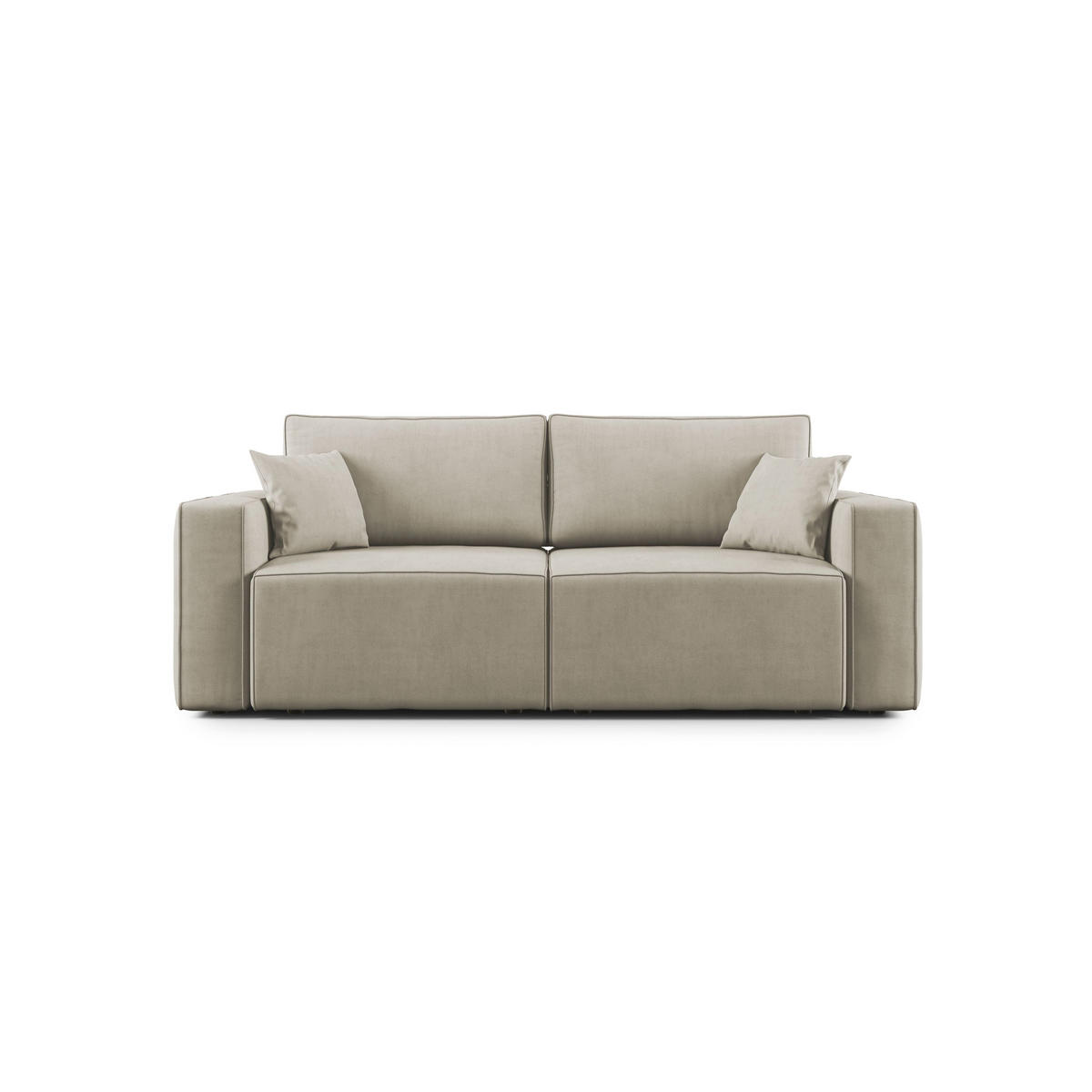 LINEARSOFA Morfeo - Creme, Textil (180/86/99cm) - Divani.store