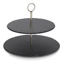 ETAGERE Schwarz 30/30/23 cm - Schwarz, Metall (30/23cm) - ZELLER