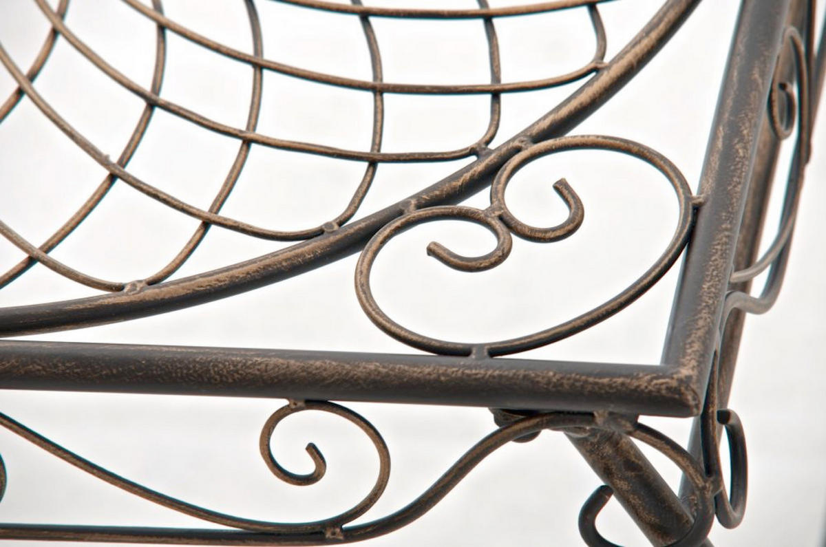 GARTENTISCH Carina bronze - Dunkelbraun, Metall (46/49/45cm) - TPFGarden