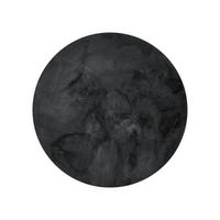 UMĚLÉ kožíškové koberce Dave Antracit ø 120 cm - antracitová, textil/umělá hmota (120/120cm) - benuta Nest