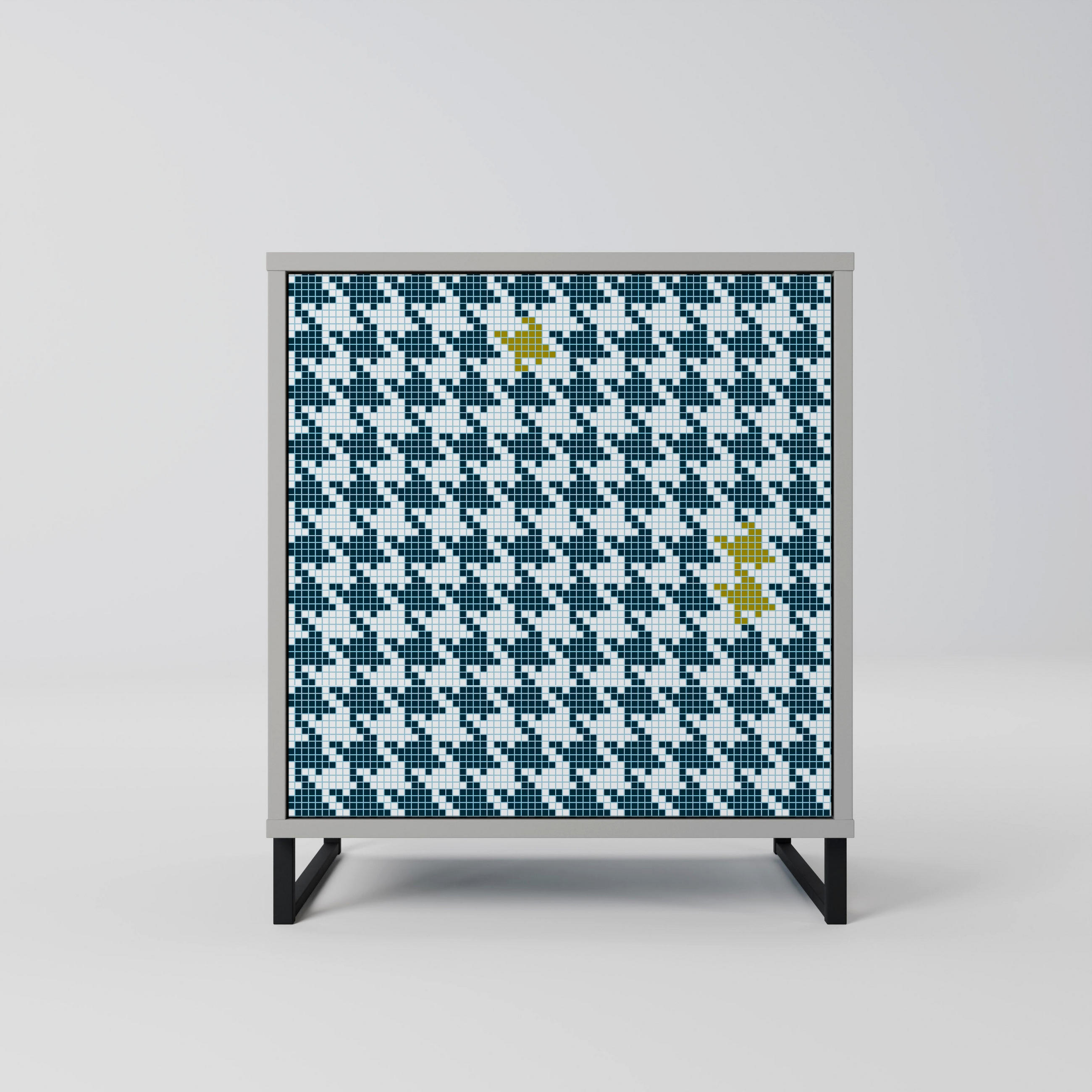 SpaceRebels Sideboard Grau 57.5x67.5x42 cm