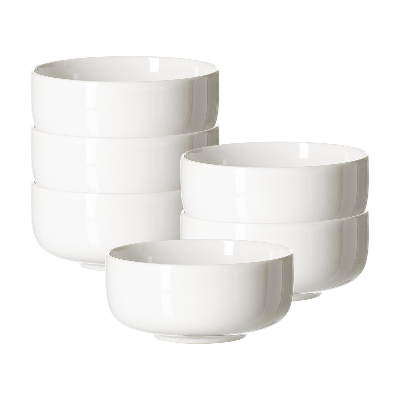 MÜSLISCHALEN Volos weiß ø 14,5 cm 6er Set - Weiß, Keramik (14.5cm) - Ritzenhoff Breker