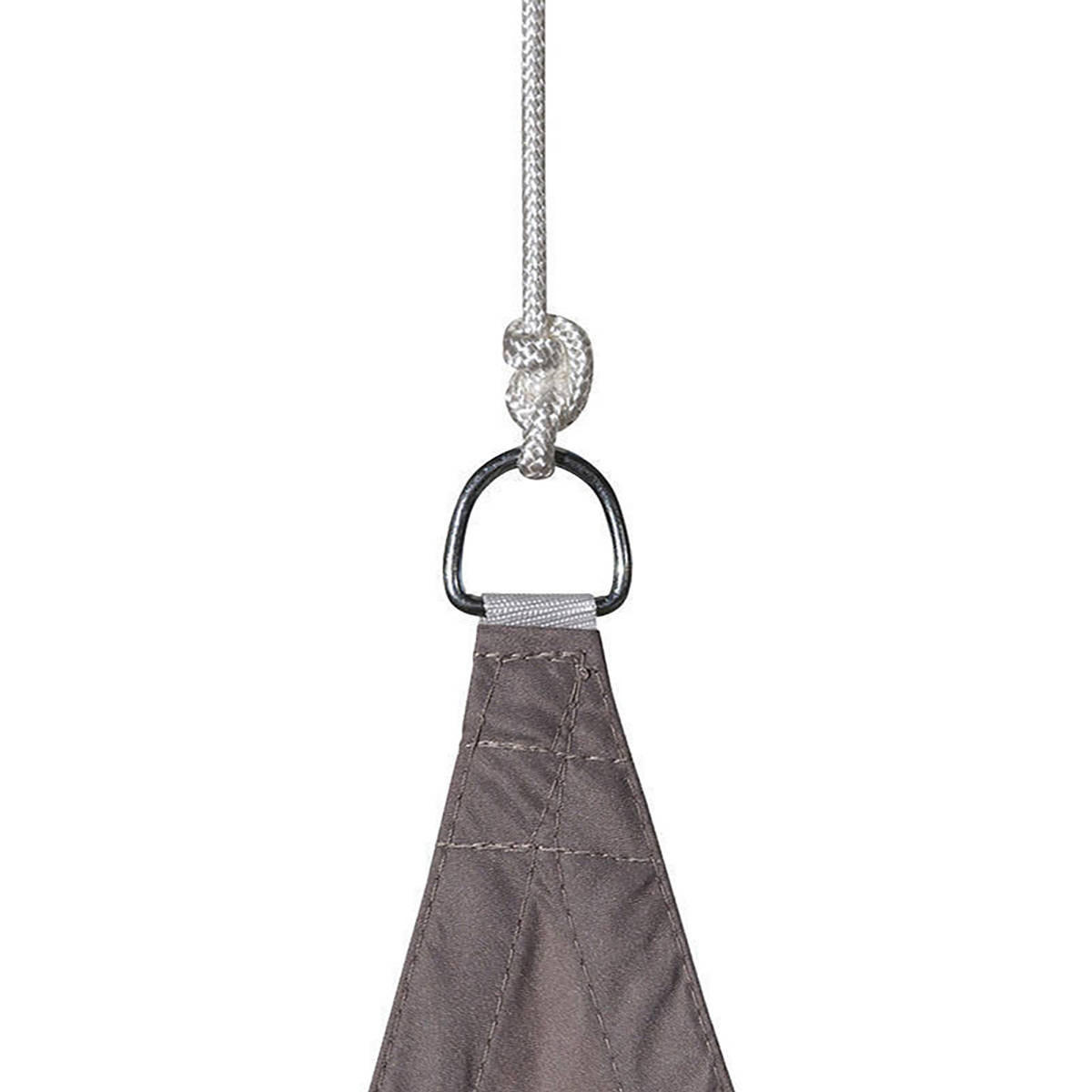 SONNENSEGEL Curacao 3/3/3 m - Braun, Textil (300/300cm)