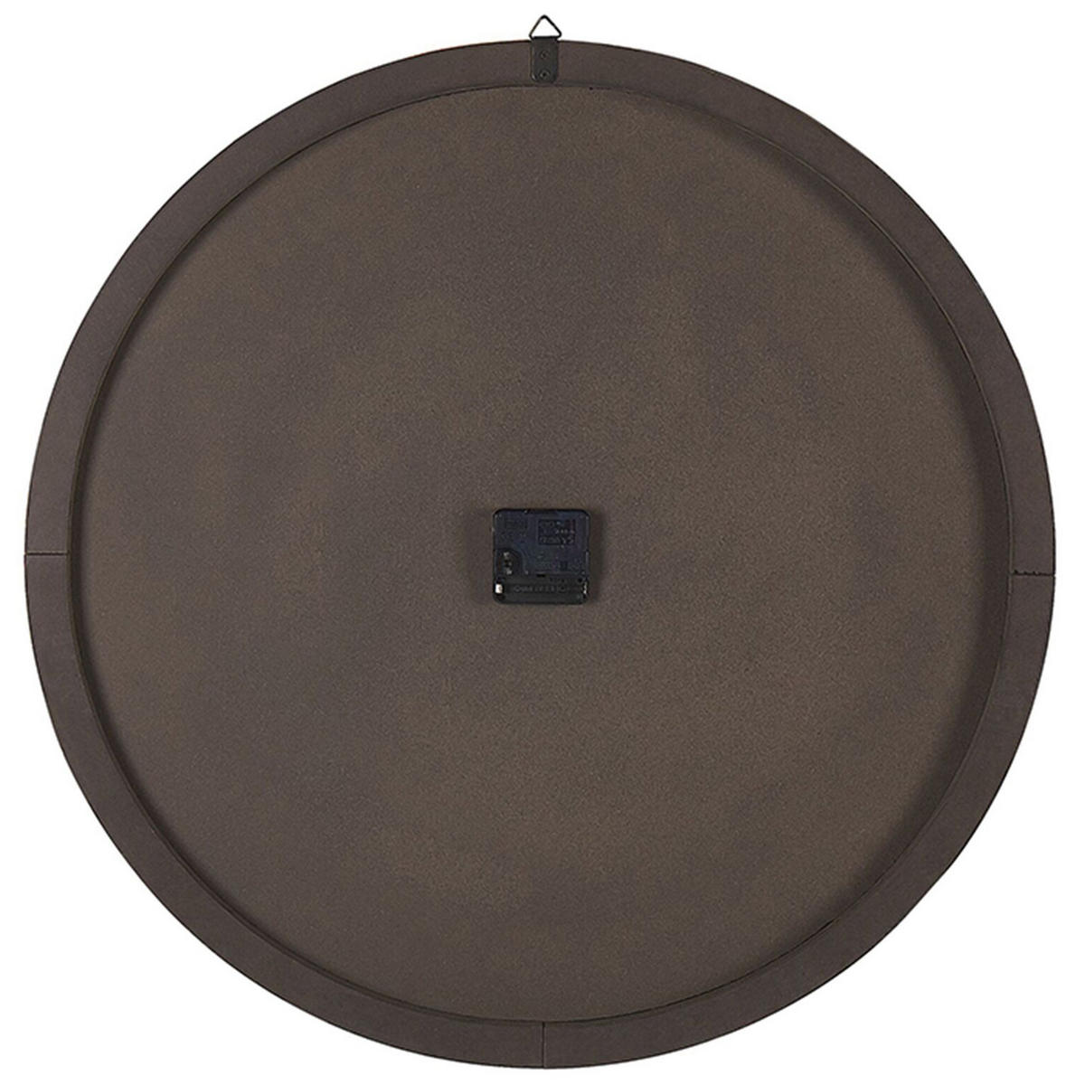 WANDUHR heller holzfarbton Michapan - Hellbraun, Holzwerkstoff (60/60/4cm) - Beliani