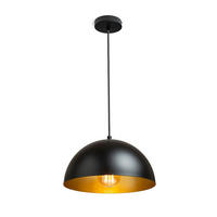 PENDELLEUCHTE GLADYS 30 Schwarz 15 W - Schwarz, Metall (30/30/120cm) - Rendl