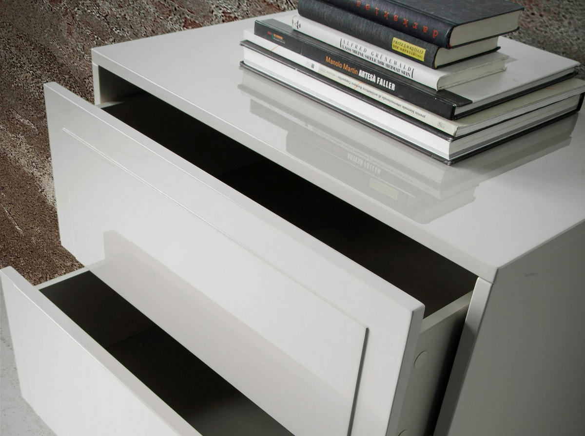 KOMMODE Chiffonier in Beige und Walnussholz 60/45/120 cm - Walnussfarben/Grau, Holz (60/120/45cm) - ANGEL CERDA