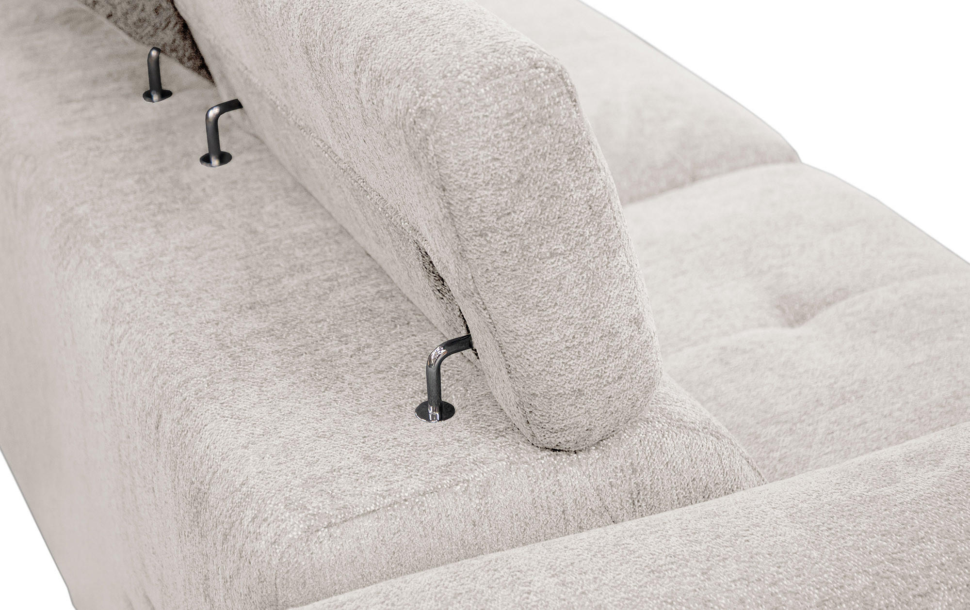 Thumbnail - Courtois Laville Sofa, Weiß, Textil, Rechteckig, 204x79x106 cm, Wohnzimmer, Sofas & Couches, Sofas, Heimkino Sofas