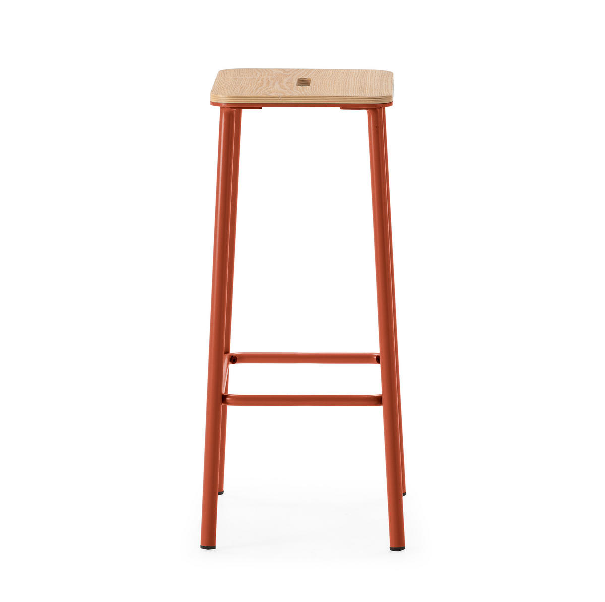 BARHOCKER Abba Orange 30/42/65 cm 2er-Set - Orange, Holz (42/65/30cm) - Drawer