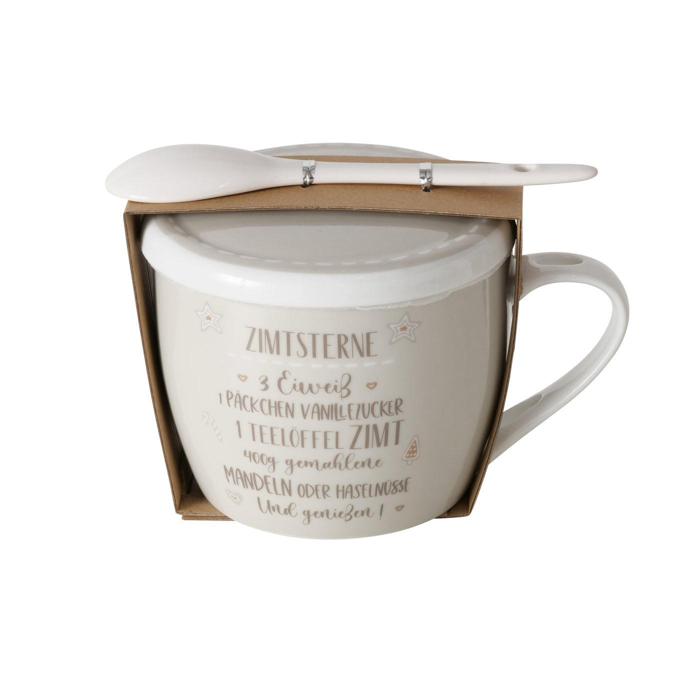 Boltze Home Porzellanbecher Beige